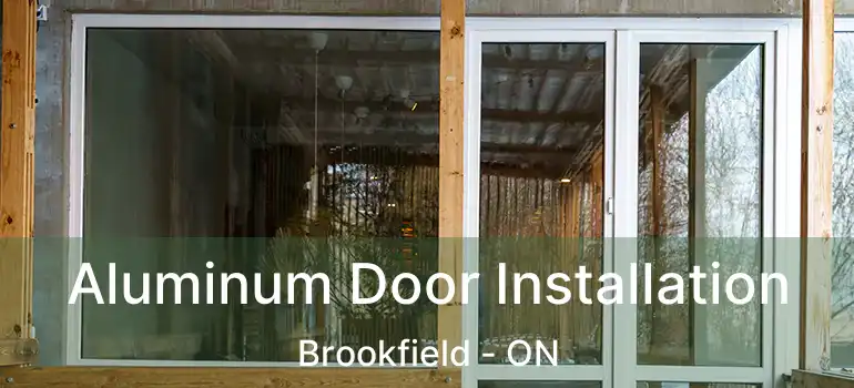 Aluminum Door Installation Brookfield - ON
