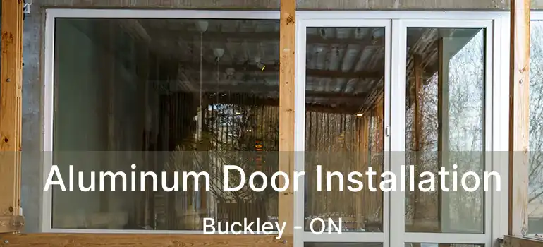 Aluminum Door Installation Buckley - ON