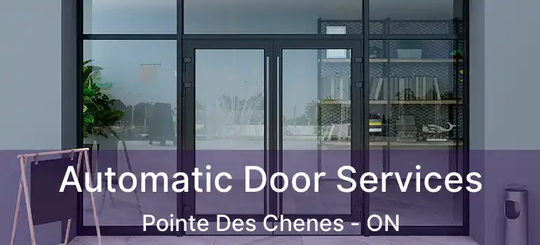 Automatic Door Services Pointe Des Chenes - ON