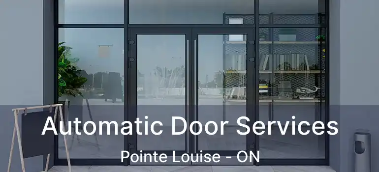 Automatic Door Services Pointe Louise - ON
