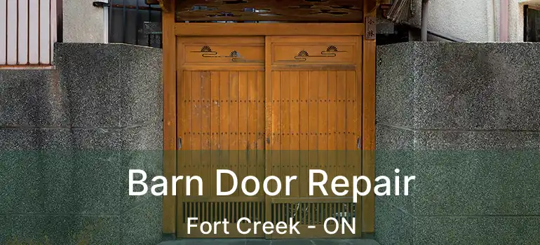 Barn Door Repair Fort Creek - ON