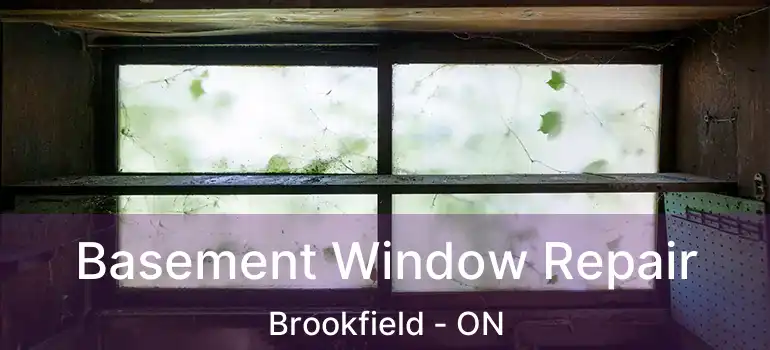 Basement Window Repair Brookfield - ON