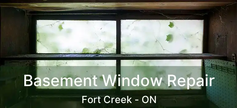Basement Window Repair Fort Creek - ON