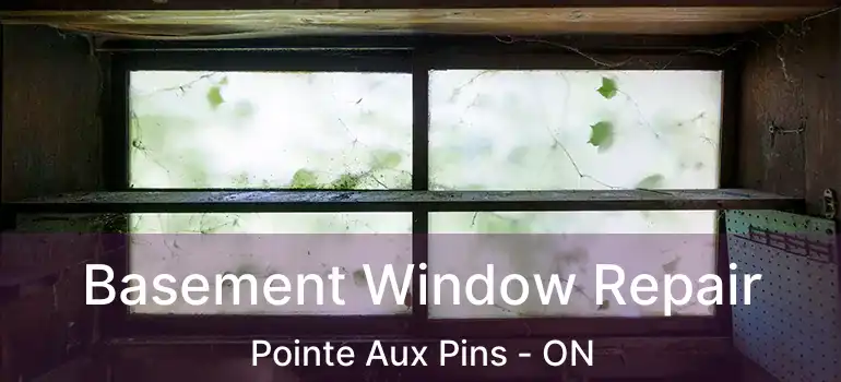 Basement Window Repair Pointe Aux Pins - ON