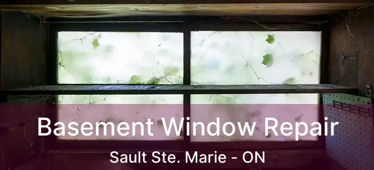 Basement Window Repair Sault Ste. Marie - ON