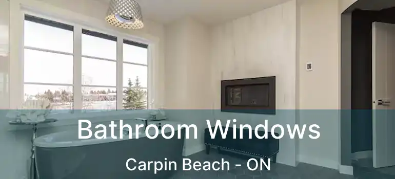 Bathroom Windows Carpin Beach - ON