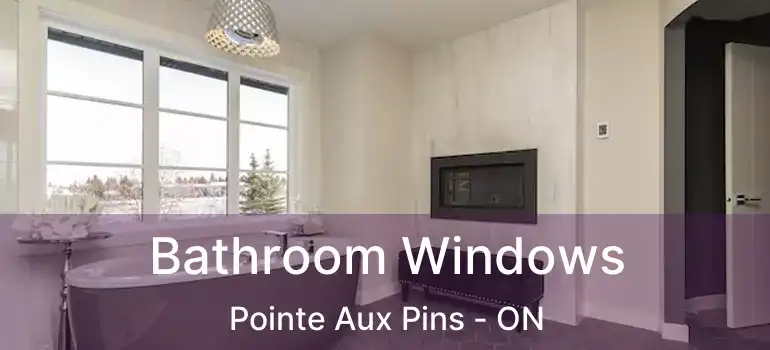 Bathroom Windows Pointe Aux Pins - ON