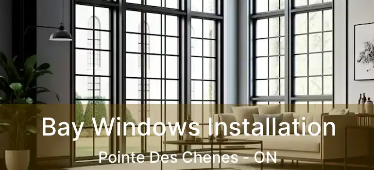 Bay Windows Installation Pointe Des Chenes - ON