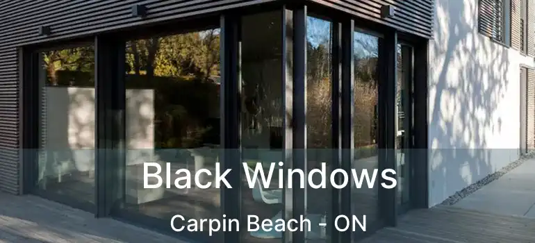 Black Windows Carpin Beach - ON