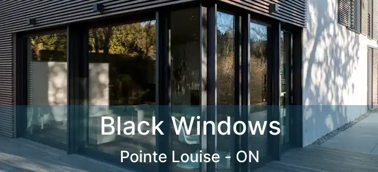 Black Windows Pointe Louise - ON