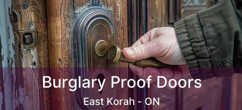 Burglary Proof Doors East Korah - ON