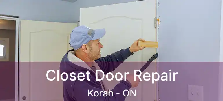 Closet Door Repair Korah - ON