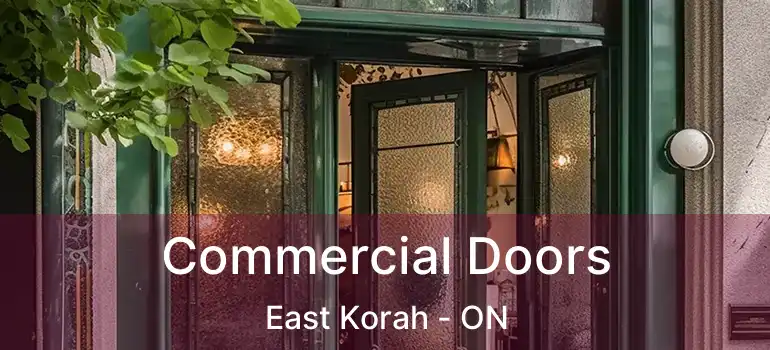 Commercial Doors East Korah - ON