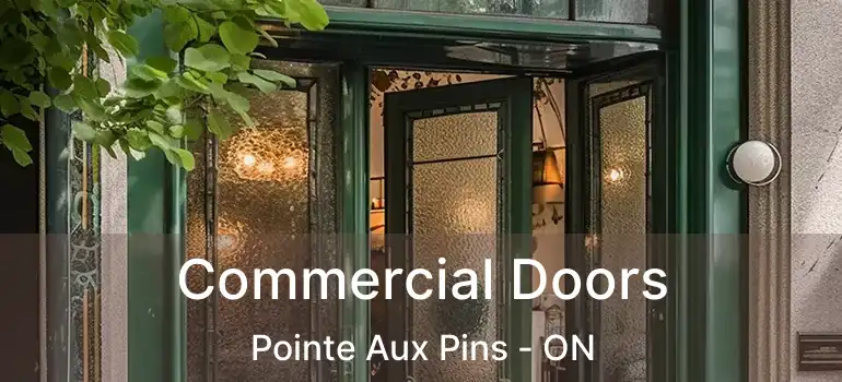 Commercial Doors Pointe Aux Pins - ON