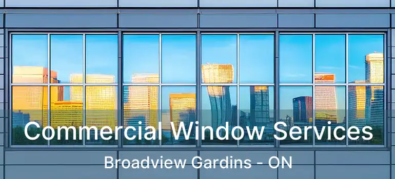 Commercial Window Services Broadview Gardins - ON