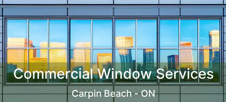 Commercial Window Services Carpin Beach - ON