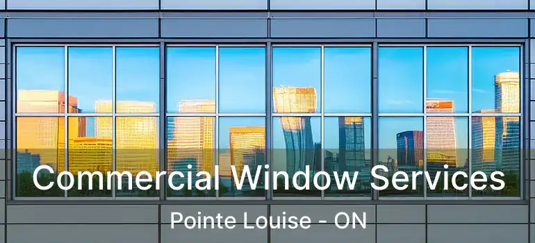 Commercial Window Services Pointe Louise - ON