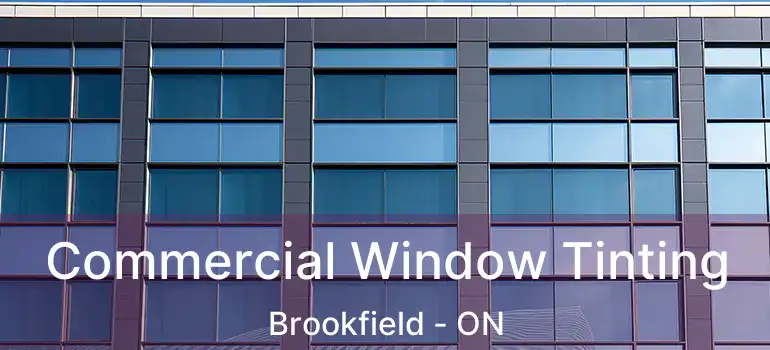 Commercial Window Tinting Brookfield - ON