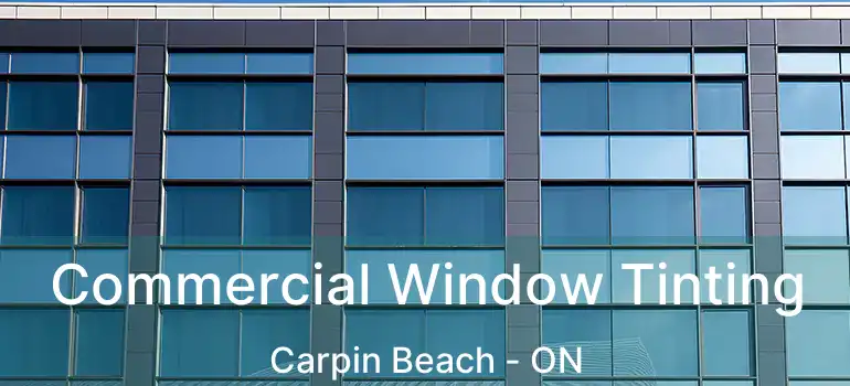 Commercial Window Tinting Carpin Beach - ON