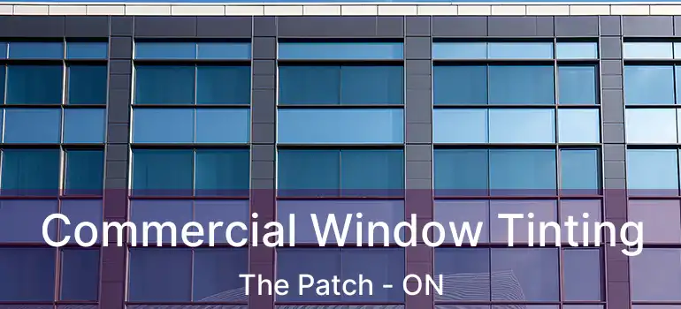 Commercial Window Tinting The Patch - ON