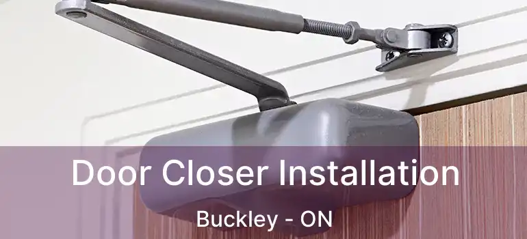  Door Closer Installation Buckley - ON