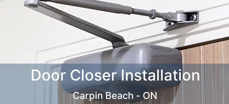 Door Closer Installation Carpin Beach - ON