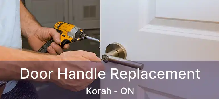 Door Handle Replacement Korah - ON