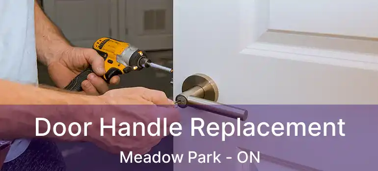 Door Handle Replacement Meadow Park - ON