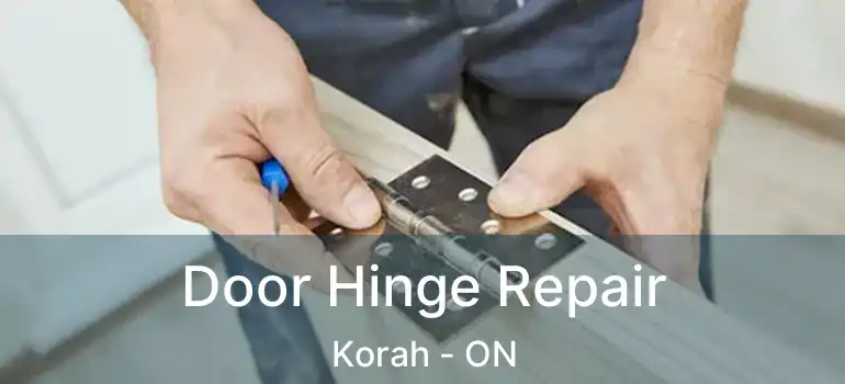 Door Hinge Repair Korah - ON