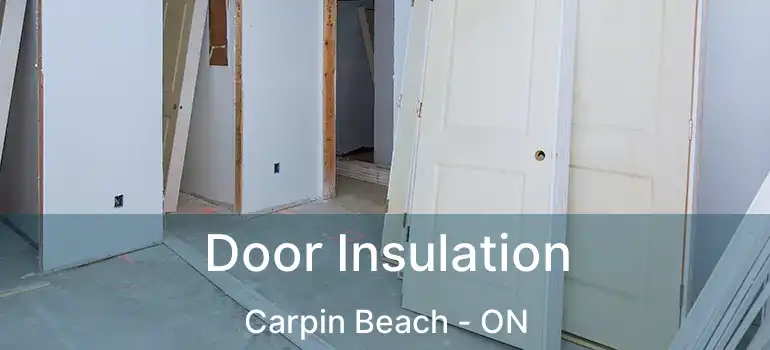 Door Insulation Carpin Beach - ON