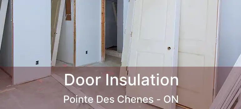 Door Insulation Pointe Des Chenes - ON