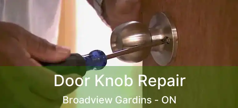 Door Knob Repair Broadview Gardins - ON