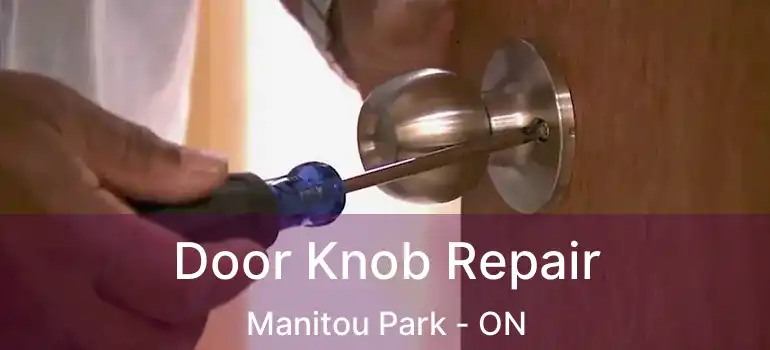 Door Knob Repair Manitou Park - ON