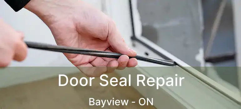 Door Seal Repair Bayview - ON