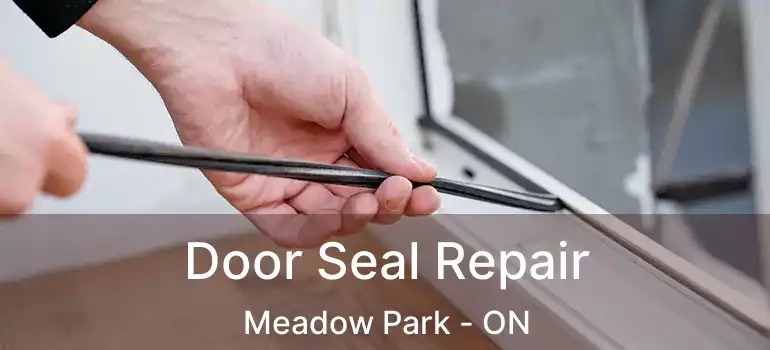 Door Seal Repair Meadow Park - ON