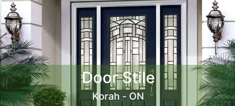 Door Stile Korah - ON