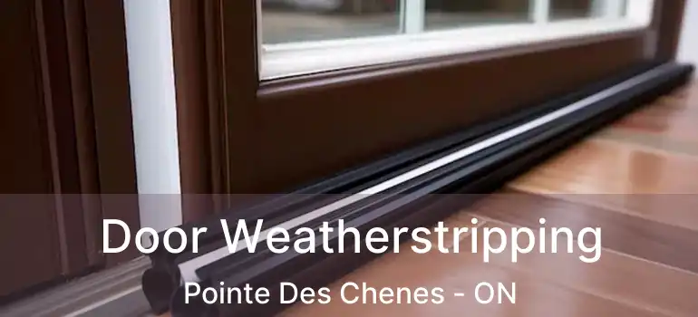 Door Weatherstripping Pointe Des Chenes - ON