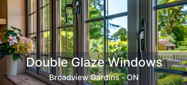 Double Glaze Windows Broadview Gardins - ON