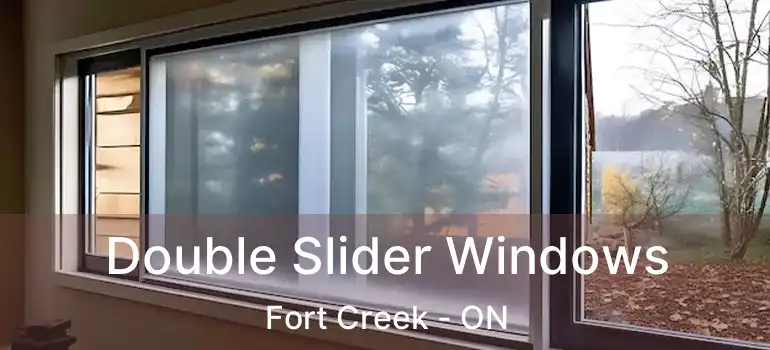 Double Slider Windows Fort Creek - ON
