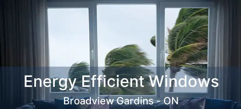 Energy Efficient Windows Broadview Gardins - ON