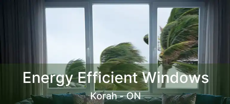 Energy Efficient Windows Korah - ON