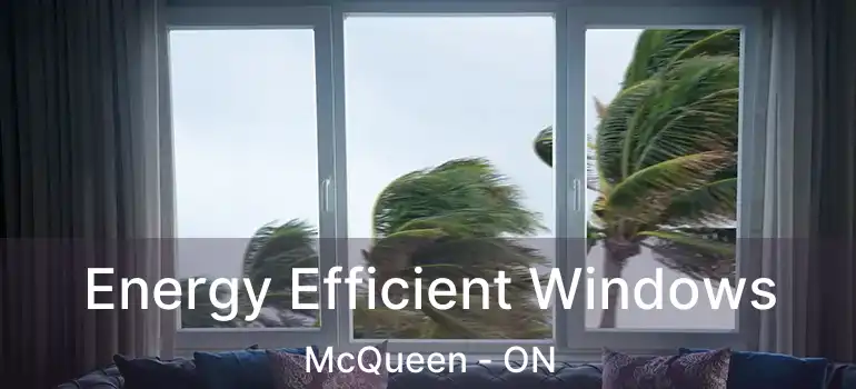 Energy Efficient Windows McQueen - ON