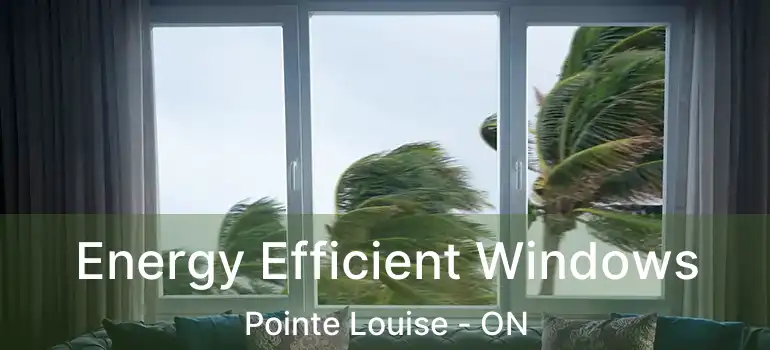 Energy Efficient Windows Pointe Louise - ON
