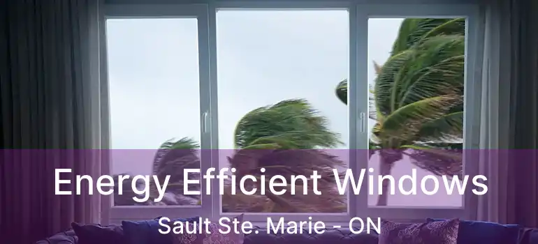  Energy Efficient Windows Sault Ste. Marie - ON