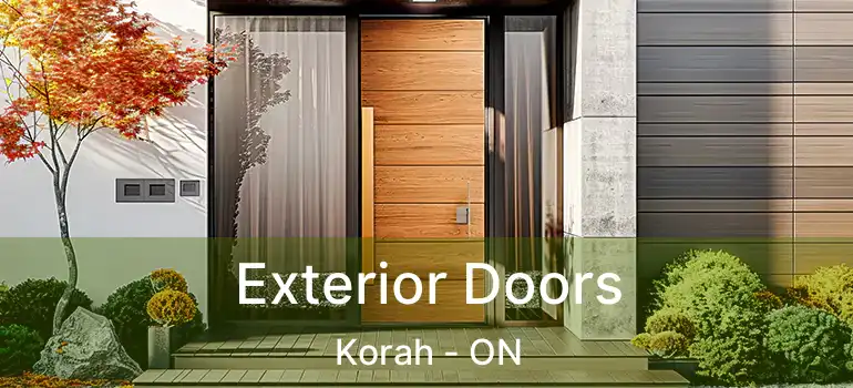 Exterior Doors Korah - ON