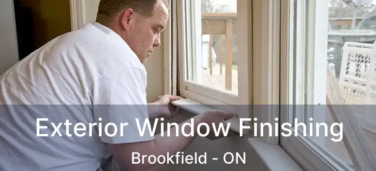 Exterior Window Finishing Brookfield - ON