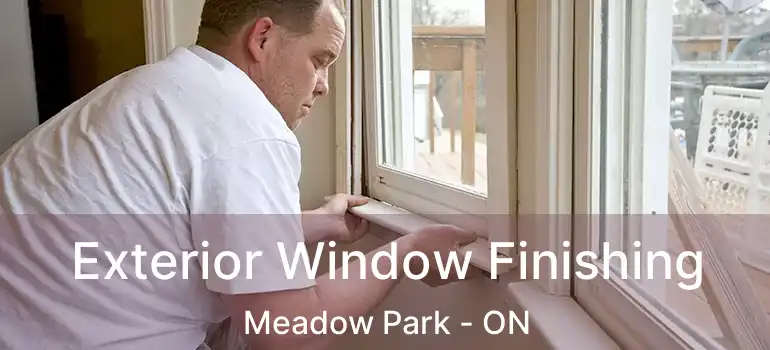 Exterior Window Finishing Meadow Park - ON