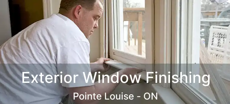 Exterior Window Finishing Pointe Louise - ON