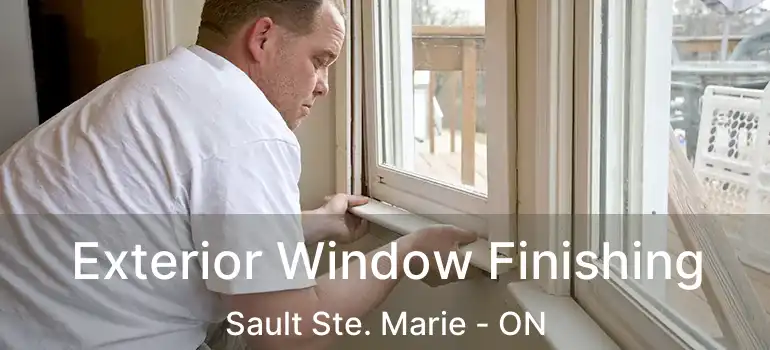 Exterior Window Finishing Sault Ste. Marie - ON