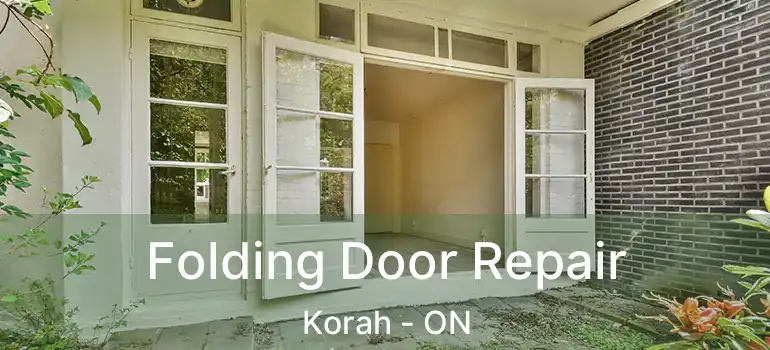 Folding Door Repair Korah - ON